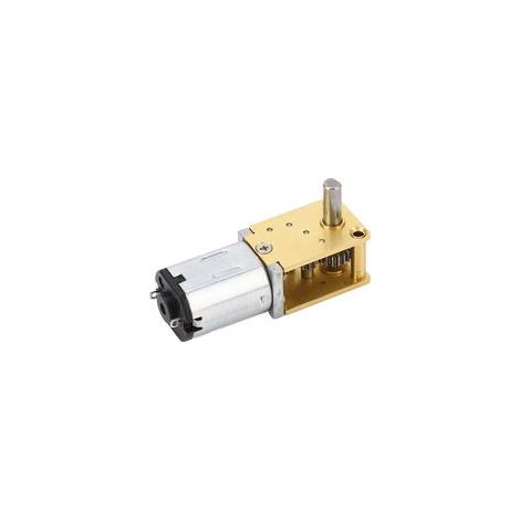 Motoréducteur à vis sans fin Turbo Micro brossé DC12V Mini réduction 1 arbre avec siège fixe 381 tr/min 1: 42 (1/5)