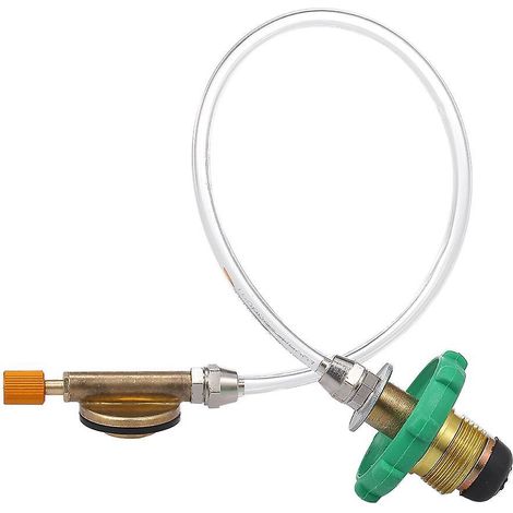 Propangas-Nachfülladapter für Campingkocher, flacher zylindrischer Flaschenkupplungsanschluss, Tankadapter.