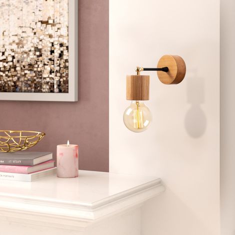 Wandlampe Naturholz Vex