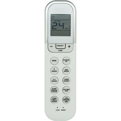 Universelle Fernbedienung für Midea-Klimaanlagen der Modelle RG36F, RG36F2, RG36F4 und BGEF – Kompatibel mit allen Funktionen (1/2)