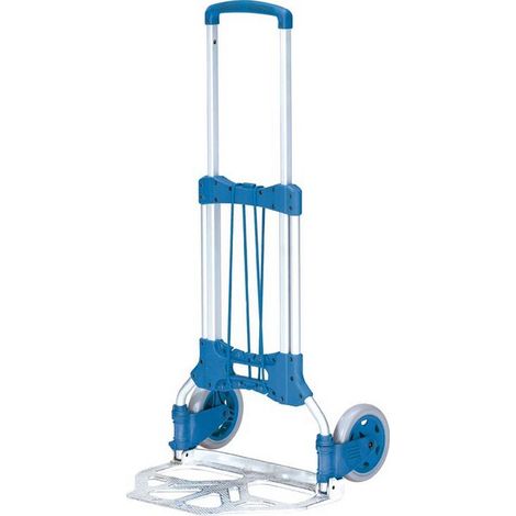 Carreta puerta-paquetes, capacidad : 125 kg, extendeado 1090 x 408 x 490 mm, plegado 765 x 488 x 64 mm, pala : 480 x 320 mm, Peso : 5,2 kg
