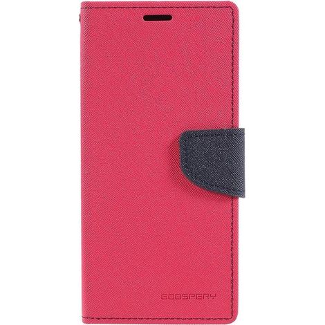 Étui portefeuille pour Samsung Galaxy S9 Plus - Motif grain - Rose - Coque avec rangement cartes (1/5)