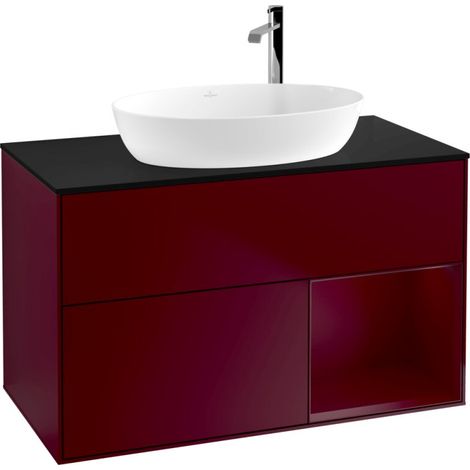 Villeroy & Boch F902HBHB Meuble sous-lavabo Finion F90 (1/2)