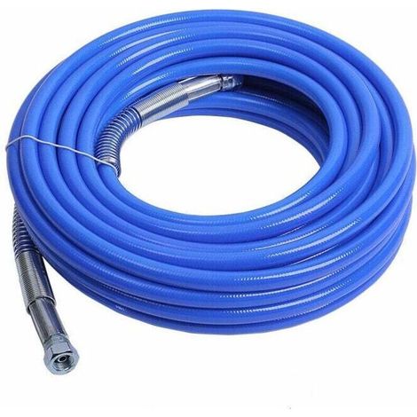 Tuyau de pulvérisation sans air 15 m x 1/4 po – Polyéthylène flexible pour pulvérisateur peinture – Compatible systèmes HEA