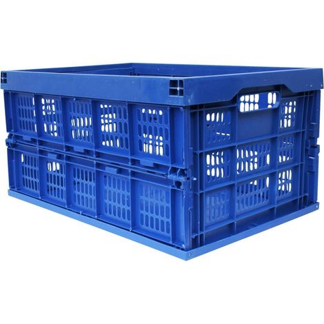 Bac pliable économique SANS COUVERCLE 60L - COLIS 5 BACS (1/4)