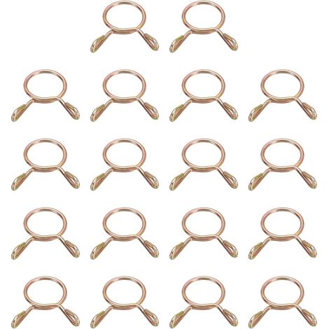 300 Pcs Collier Serrage Durite Conduite de carburant Pince Essence Serre-Joints Tuyauterie de serrage Attaches pour Automobiles, Vélos et Motos (1/3)