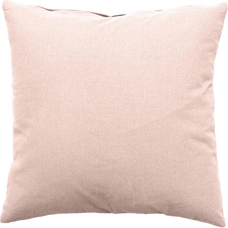 1 Coussin Déhoussable 40x40 Cm Coton Oeko-Tex Vieux Rose Salon Chambre (1/5)
