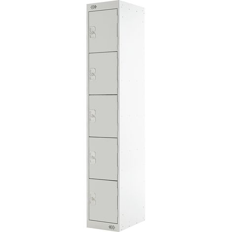 Casier de stockage 5 portes porte en Acier, 1 800 mm x 300 mm x 450mm ( Prix pour 1 )