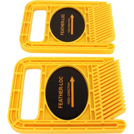 2 Ensembles de Griffes de Poussée Réglables pour Sécurité de Scie sur Table, Accessoires pour Travail du Bois et Protections d'Outils de Table de Dégauchisseuse (1/5)