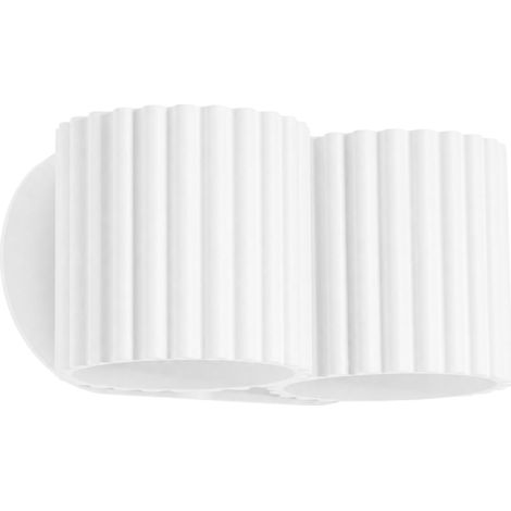 Appliques Aura aluminium blanc 2xG9 21cm Sollux (1/5)