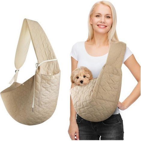 Sac à dos souple et ajustable pour chats chiens, de voyage portable les promenades en extérieur (1/4)