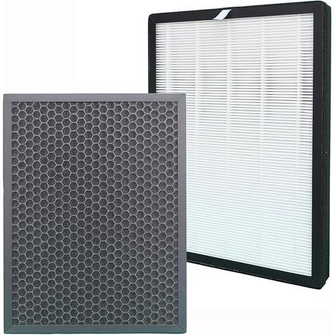 Purificateur d'air PU3080 XD6231 - Pour purificateur d'air Rowenta Pure Air Genius PU3080 PU3080U0 PU3080F0 - Filtre de rechange 2 en 1 - Filtre HEPA et charbon actif (1/5)