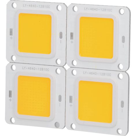 4er-Set COB-LED-Leuchten – 60 W, 6000 lm – Aluminium – Strahler/Einbauleuchten – Lampen für Zuhause/Außenbereich/Tisch (1/5)