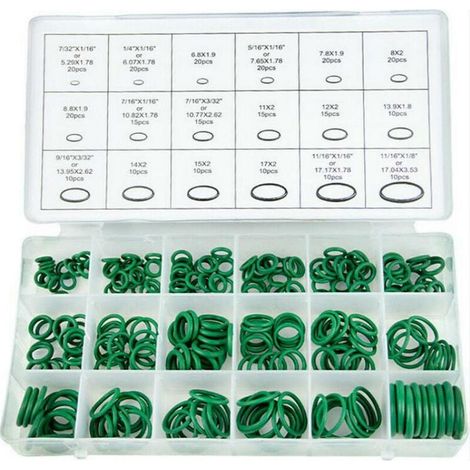 270 Stück Klimaanlage HNBR O-Ringe Auto Auto Reparatur Werkzeuge Gummi Auto Klimaanlage Kältemittel Ring Sets Auto Zubehör