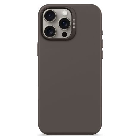Funda trasera de silicona antimicrobiana Decoded - funda protectora de silicona para iPhone 16 Pro Max compatible con MagSafe (phantom) (1/3)