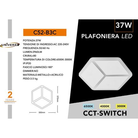 Universo Pannello LED da Soffitto