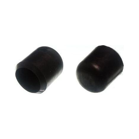 Lot de 20 embouts de chaise en caoutchouc noir – 25 mm – Protections de sol (1/2)