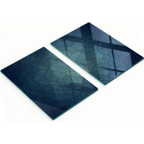 Tablas de cocina de vidrio duraderas y elegantes con estampado abstracto 2x40x52 cm (1/5)