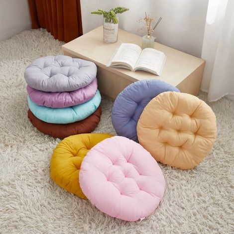 Coussins de Chaise Coussin pour Chaise Galettes de Chaise Lot de 4 Coussin de Chaise pour Patio, 40X40cm, 7 (1/4)