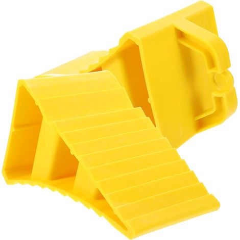 2pièces Cales de Roue Antidérapantes Butée Robuste pour Voiture et Remorque Résistantes aux Intempéries Usure Sécurité Renforcée pour Stationnement (1/5)
