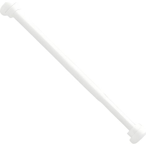 Tringle à vêtements réglable sans perçage - Extensible - En acier inoxydable - Pour douche, balcon, salle de bain - 35 à 55 cm (1/5)