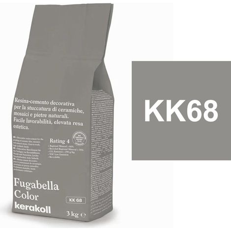 Fugabella color kk 68 resina-cemento kg 3 (1/2)