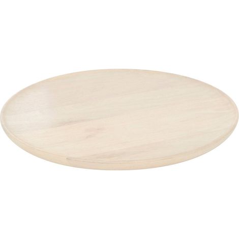 Piatto da portata beige d30xh1,5 cm - Atmosphera créateur d'intérieur