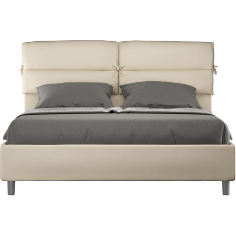 Letto Matrimoniale 160x190 cm Senza Rete Nandy Tortora (1/4)