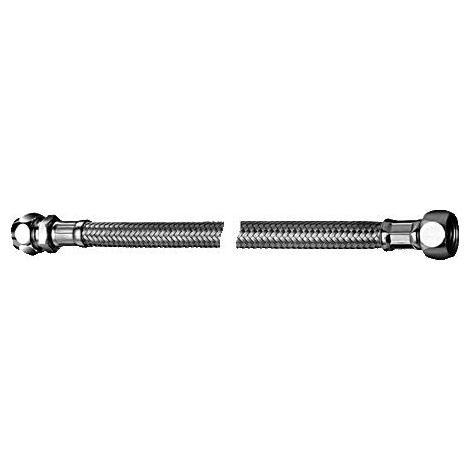 Tubo flessibile FLEX clean-fix 3/8 "x 10 mm Dado a collare 3/8", cromato 300 mm, sciolto SCHELL (1/2)
