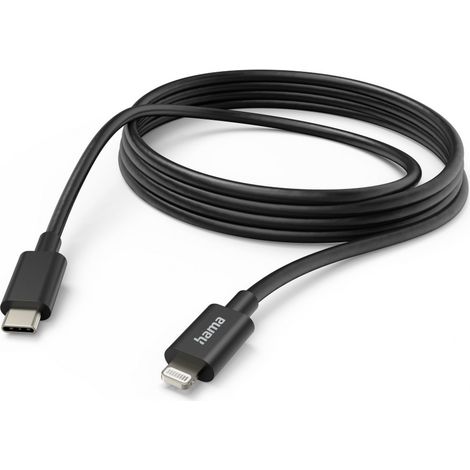 Hama 3m USB-C auf Lightning Kabel