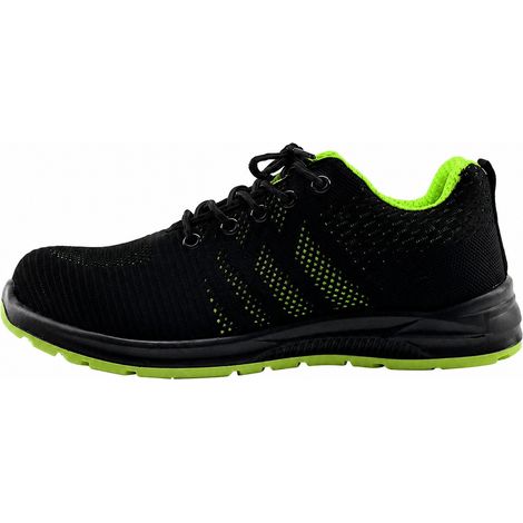 Chaussures de sécurité respirantes embout acier semelle Kevlar vert fluorescent pointure 43 43 1,5 kg – Livraison gratuite