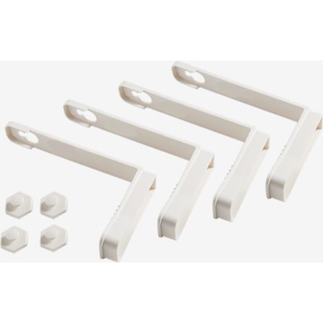 Clip De Fixation Pour Couette - Bande Élastique Réglable Avec Fermoir À Cliquet - Pour Draps, Housses De Matelas Et Couvertures - Lot De 4 (1/5)