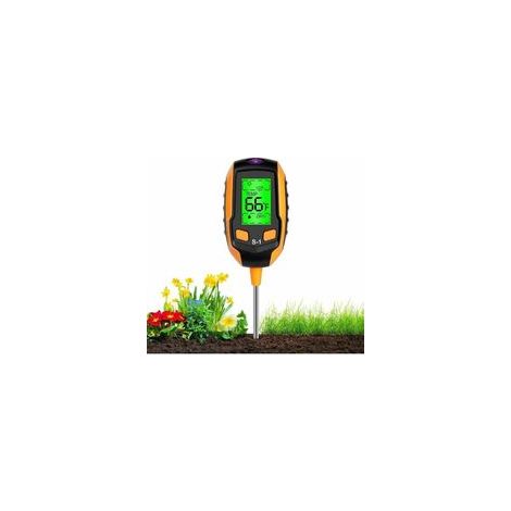 4 en 1 testeur de sol sol PH mètre sol humidité PH testeur lumière du humidimètre pour plante sol jardin ferme pelouse potager (1/5)