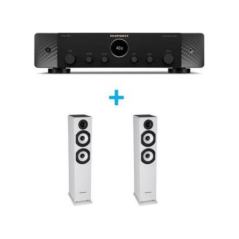Pacchetto amplificatore e casse Hi-Fi - MARANTZ - Stereo 70 + Cabasse Jersey MT32/2 - Nero - Bianco opaco - Hi-Fi