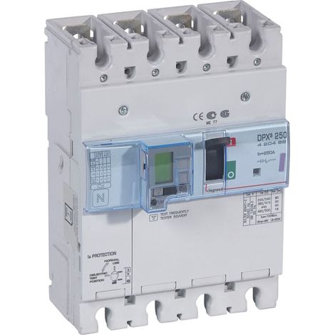 Interruttore automatico elettronico DPX³ 25 misura + differenziale 4P 25 A - LEG420489