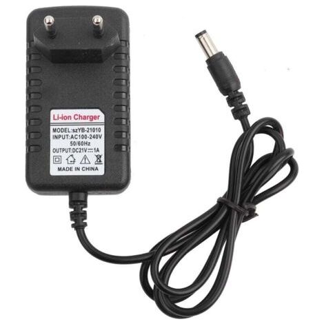 Green Mobility-Adaptateur Chargeur Lithium Ion 21V 1A Noyau Cuivre Épais Prise UE Charge Rapide (1/4)
