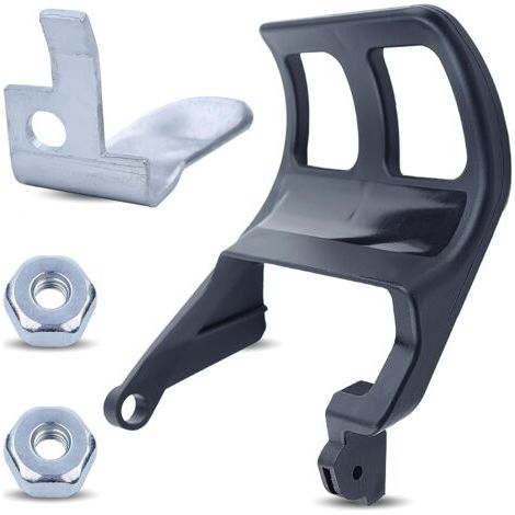 Stihl Kettenbremsgriff MS290 029 039 MS310 MS390 mit Handschutz und Schienenmuttern, Ersatzteil für Kettenfänger 1127 792 9100 11196567705