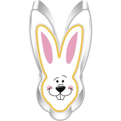 Emporte-pièce Carotte Lapin Pâques - Acier Inoxydable - Pour Pâtisserie, Sandwichs, Pâte à Tartiner, Fromage - Lot de 6 (1/5)