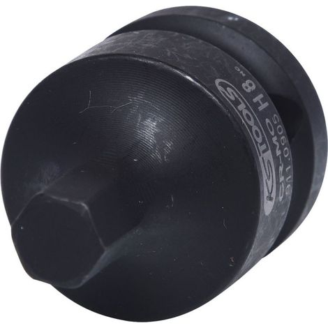 KS Tools 1/2" Kraft-Bit-Stecknuss Innensechskant, kurz, 8 mm - 911.0905