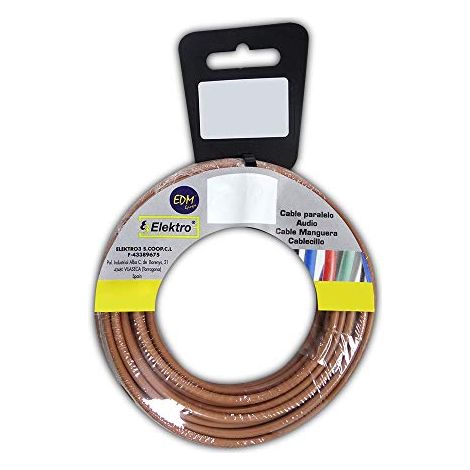 Fil Flexible 2,5mm Marron 50m Sécurité Sans Halogène Et Flexibilité Optimale - Edm