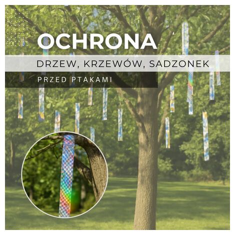 Nastro Antiuccelli Olografico 70m Protezione Efficace Giardino (1/4)