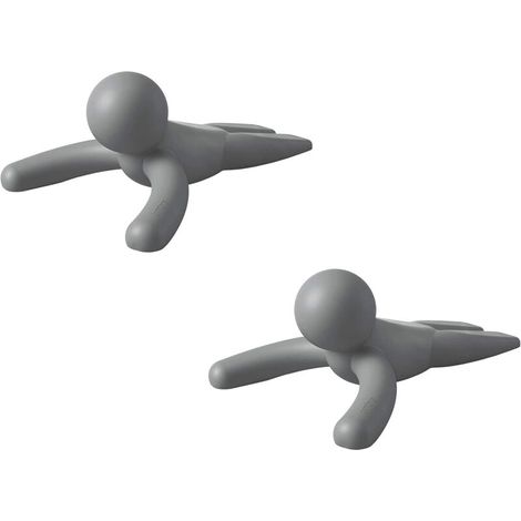 strong and flexible door stoppers with a soft touch to protect your anthracite colored floor (1/5)