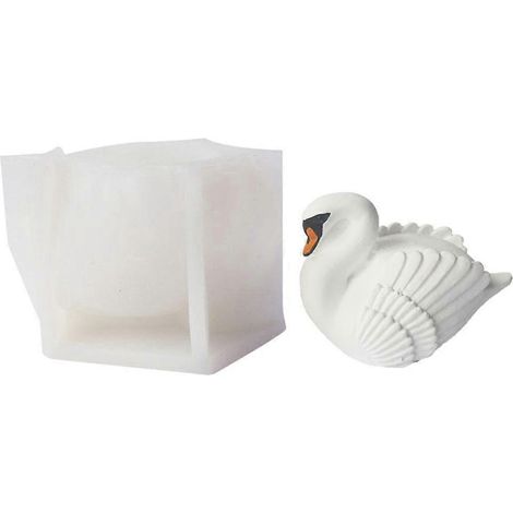 Moules en silicone pour bougies, savons, décorations en plâtre, moules à fondant en forme d'oiseaux