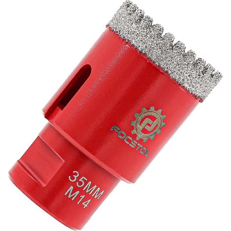 Foret Diamant Carrelage 35mm Scie Cloche Diamant pour Porcelaine Céramique Carrelage Marbre Granit M14 Filetage pour Meuleuse d'Angle (1/5)
