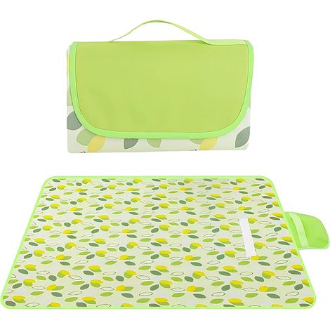 Coperta da picnic 200 x 200 cm, impermeabile e resistente alla sabbia, con maniglie. (1/2)