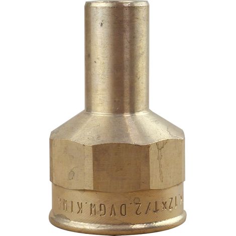 Manchon laiton à sertir et à visser - Mâle Femelle Ø12x1/2"(15/21) (1/3)