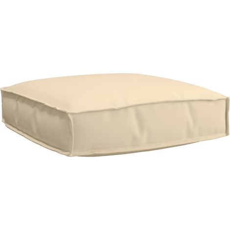 Kissen Beige 60 x 60 x 12 cm Oxford-Stoff (1/5)