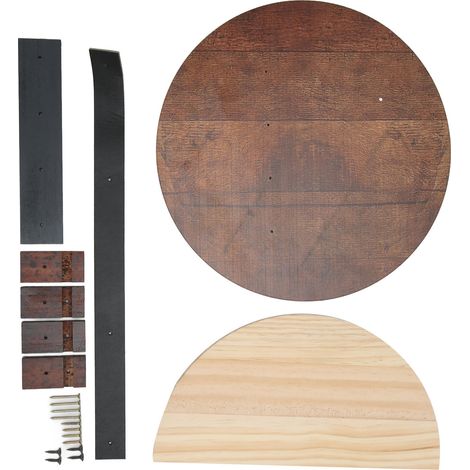 Porte-bouteilles mural en bois, design élégant, facile à installer, support à vin robuste et esthétique