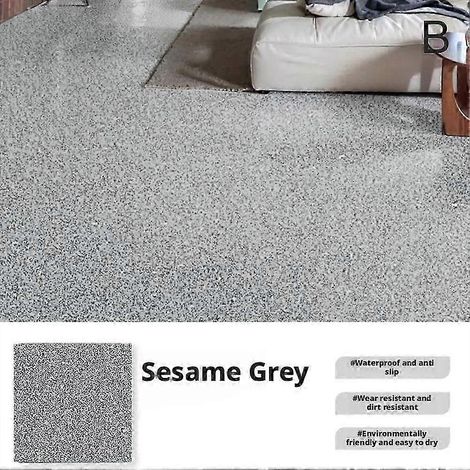 High-Gloss Marble Effect Epoxy Floor Coating Paint for Garage Concrete Surfaces Durable Long Lasting Easy Application( )