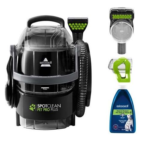 Bissell – Aspirateur à main 7550 W – Technologie Spotclean pour taches tenaces – Bac de ramassage 0,6L – Compact et léger – Noir et vert - B37252